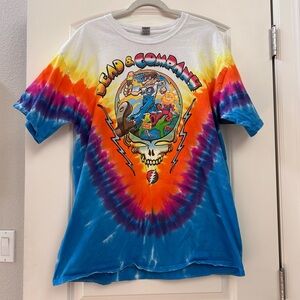 Dead & Company Final Tour Ice Cream Man Tie Dye Short Sleeve. Summer ‘23.